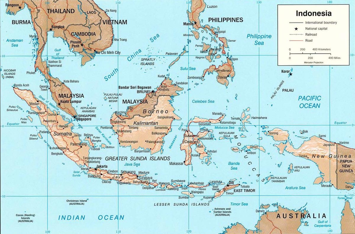 Jakarta térképen