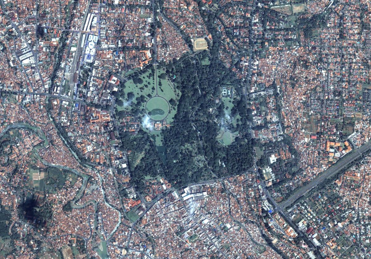térkép műholdas Jakarta