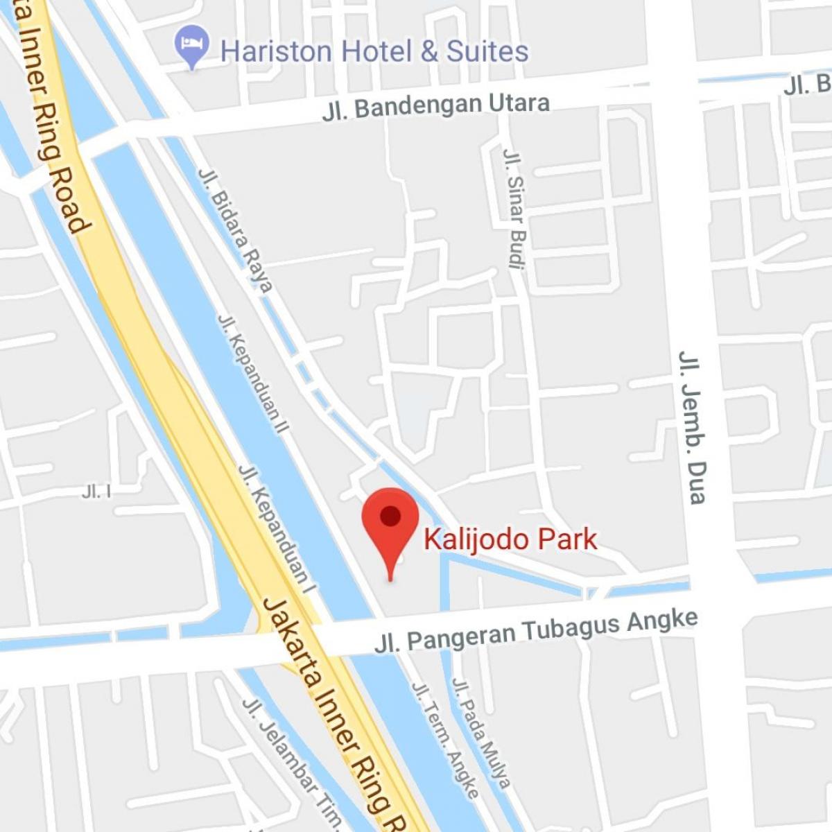 térkép kalijodo Jakarta