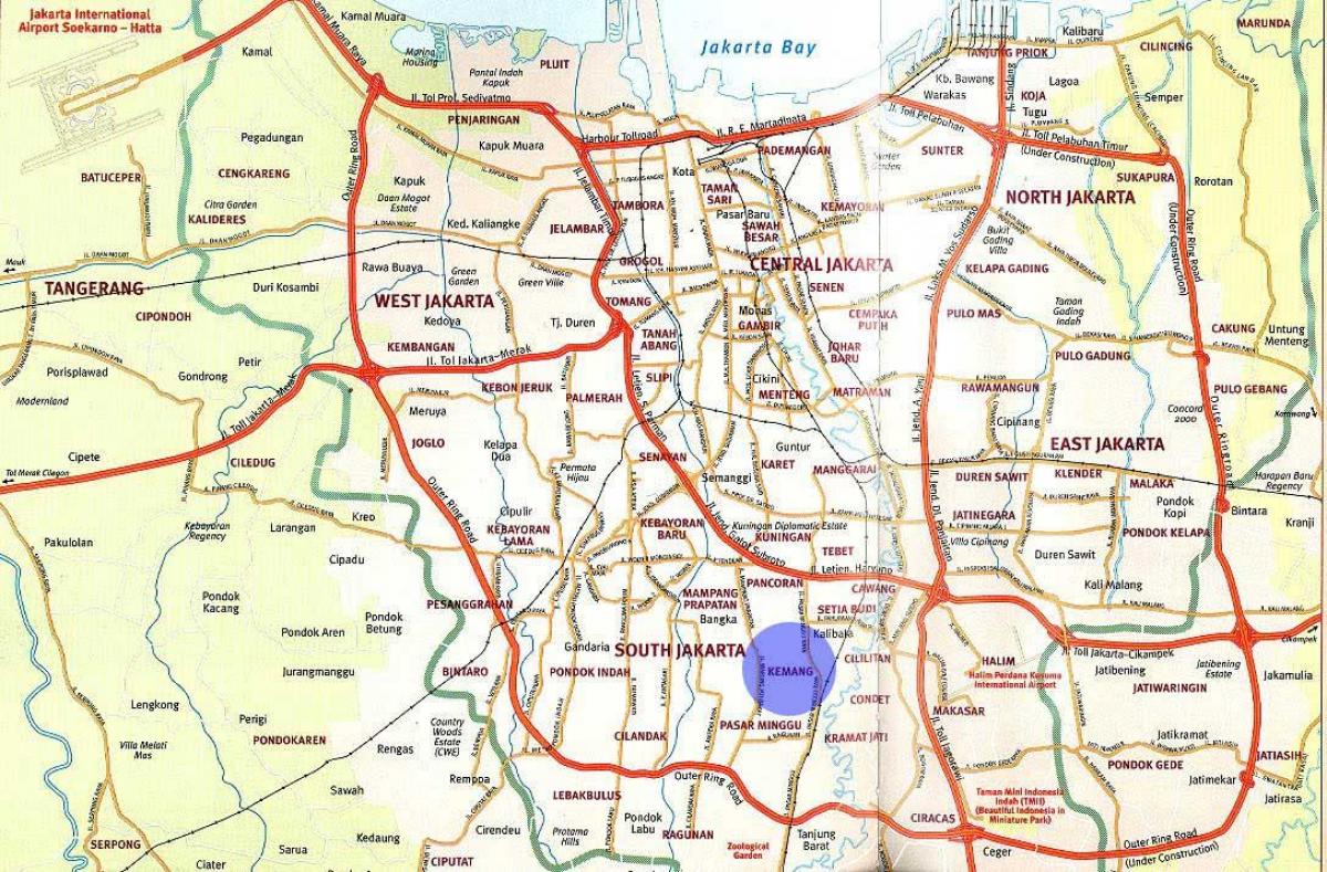 térkép kemang Jakarta