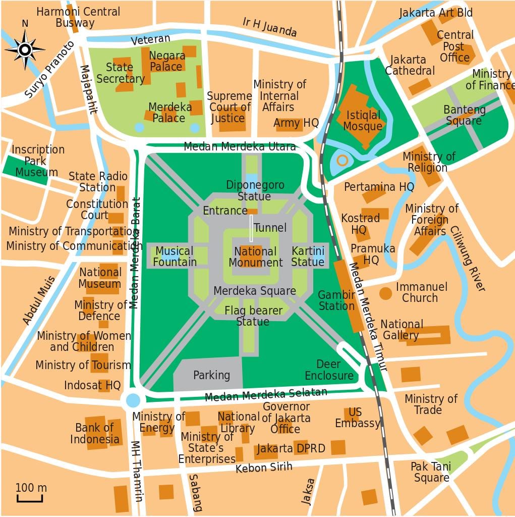 térkép office-Jakarta