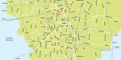 Térkép Jakarta harmoni