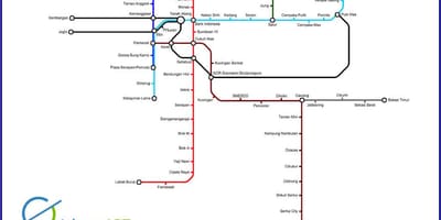 Jakarta lrt térkép