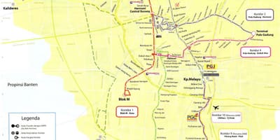 Térkép térkép ancol Jakarta