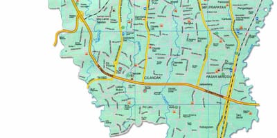 Térkép Jakarta legmegfelelőbb út