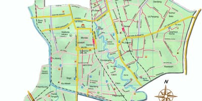 Térkép Jakarta pusat