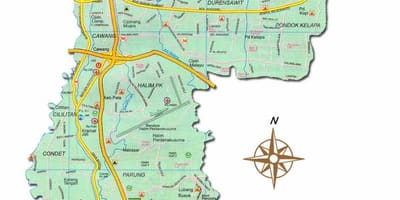 Térkép Jakarta timur lengkap