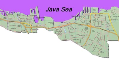 Jakarta utara térkép
