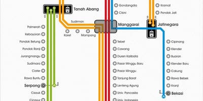 Térkép krl Jakarta