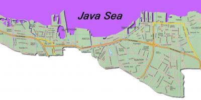 Jakarta utara térkép